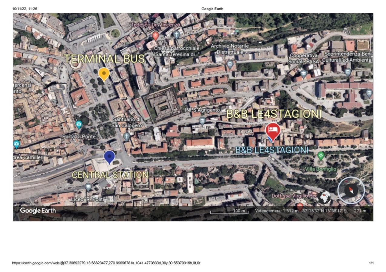 B&B Le 4 Stagioni Sul Viale, Belvedere Di 阿格里真托 外观 照片